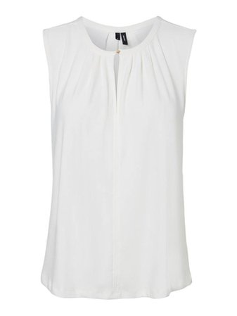 Milla sleeveless blouse | BLACK