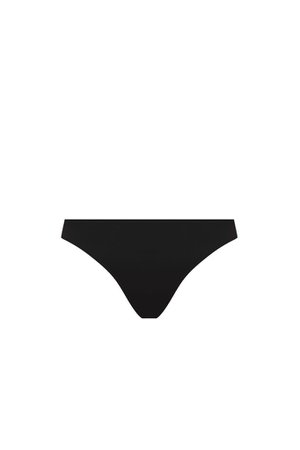 BONDI BORN | New Classics Nadia Bikini Bottom in Black Italian Lycra
