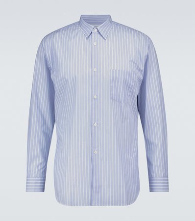 COMME DES GARÇONS SHIRT, Striped long-sleeved shirt