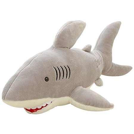 Toyfun Stuffed Shark Plush 28 inch/70 cm Creative Soft Jaws Shark Doll for Kids Birthday Gifts Ocean Sea Animal Jaws Grey: Amazon.ca: Gateway