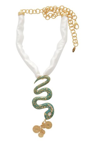 ISHARYA CLEOPATRA Turquoise Serpent Coin Necklace – PRET-A-BEAUTE.COM
