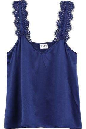 The Chelsea Lace-trimmed Silk-charmeuse Camisole