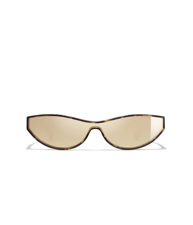 Cat Eye Sunglasses, acetate, black - CHANEL