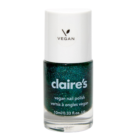 Claire's Vegan Glitter Nail Polish - Fairytopia