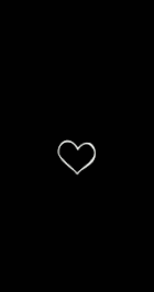 black and whit heart