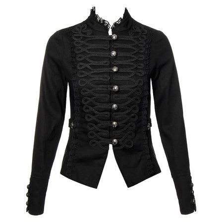 H&R Tail Jacket (Black), Women's Alternative Coat, Ladies Jackets UK