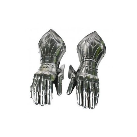 silver metal gloves armor png medieval