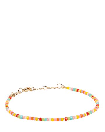 Anni Lu Tutti Frutti Rainbow Beaded Bracelet | INTERMIX®