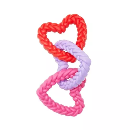 Dog Toy, Packed Party Valentines, TPR Heart Chain - Walmart.com