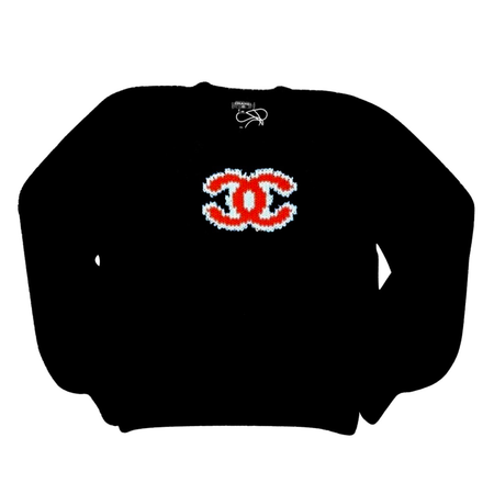 Chanel black sweater