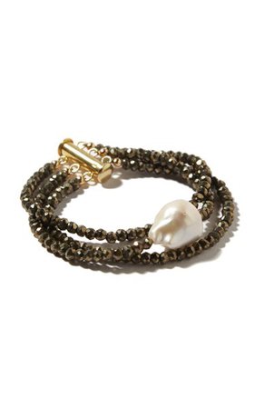 Pyrite And Pearl Bracelet By Joie Digiovanni | Moda Operandi