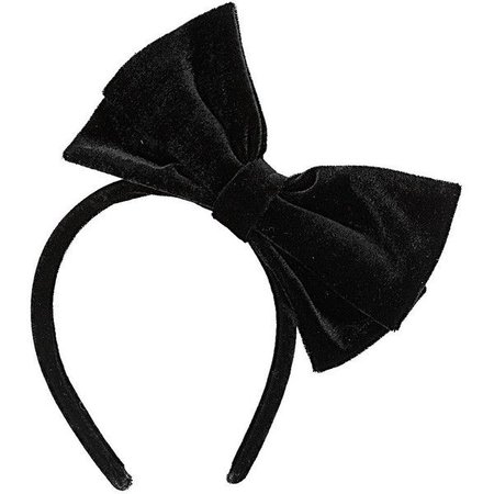 Black Side Bow Headband