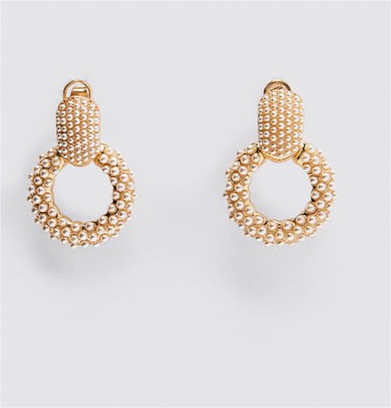 Zara pearl earrings
