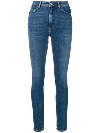 Acne Studios Peg high waist jeans $250 - Shop AW19 Online - Fast Delivery, Price
