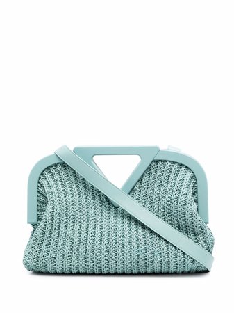 Bottega Veneta Point crochet-knit clutch bag - FARFETCH