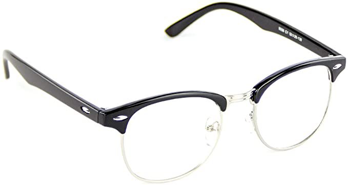 Amazon.com: Cyxus Clear Lens Plain Glasses, Retro Fashion Unisex Spectacles (Classic Black Frame) (Browline Black): Home Audio & Theater
