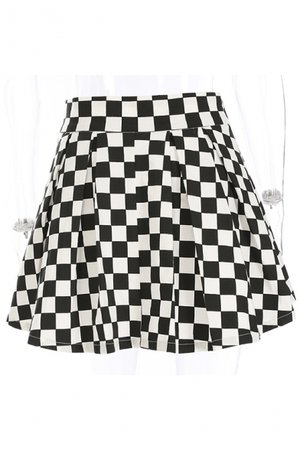 black and white checkered skirt - Google Search
