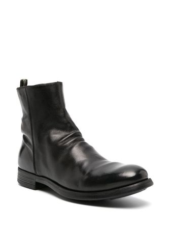 Officine Creative zip-up Leather Ankle Boots - Farfetch