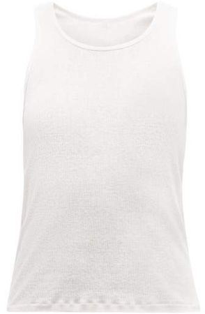 Wardrobe.Nyc Wardrobe.nyc - Ribbed Cotton Tank Top - Womens - White