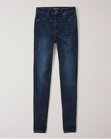 Womens High Rise Super Skinny Jeans | Womens Bottoms | Abercrombie.com