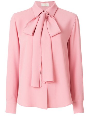 Sara Battaglia pink blouse