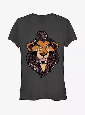 Lion King Grinning Scar Face Girls T-Shirt