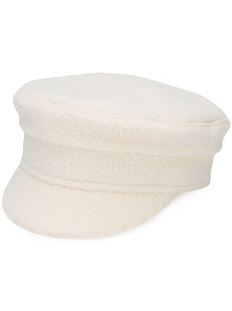 Ruslan Baginskiy Shearling Baker Boy Hat