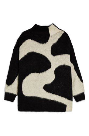 Topshop Swirl Pattern Sweater | Nordstrom