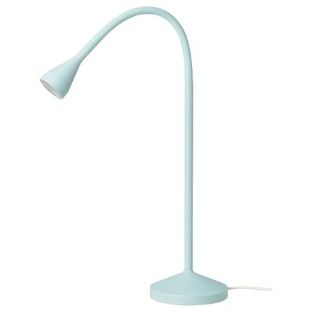 NÄVLINGE LED work lamp, light blue - IKEA
