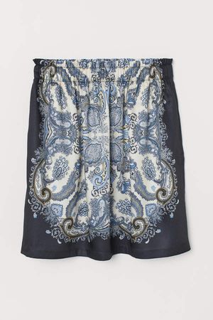 Short Skirt - Blue