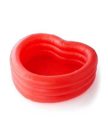 Heart-Shaped Inflatable Pool - Heart by ban.do - float - ban.do