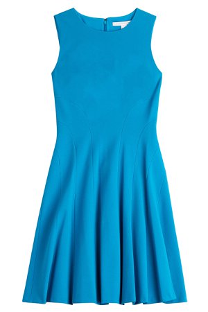 Fitted Dress with Pleated Skirt Gr. US 2