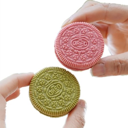 oreo cookie pink green