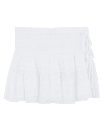 Loveshackfancy Mini Skirt In White | ModeSens