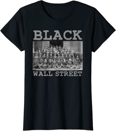 Amazon.com: Vintage Black Business Black History Month Black Wall Street T-Shirt : Clothing, Shoes & Jewelry