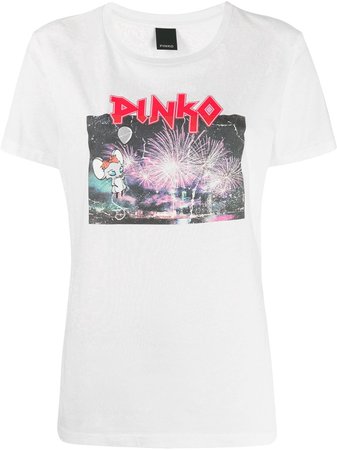 Pinko Camiseta Estampada Con Manga Corta - Farfetch