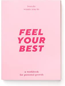 Ban.do Wellness Workbook, Guided Journal with Over 280 Pages, Mindfulness Journal Includes Sections on Goals/Exploration/Action/Relaxation and Daily Check-ins, Feel Your Best