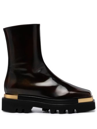 Peter Do glossy leather boots - FARFETCH