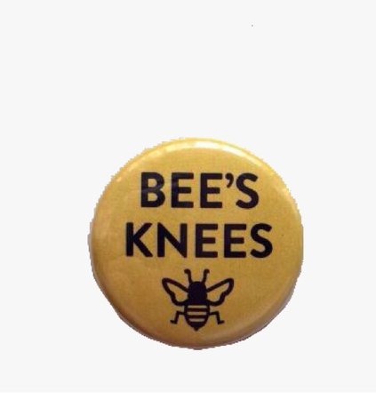bees knees button