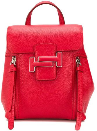 Double T buckled backpack