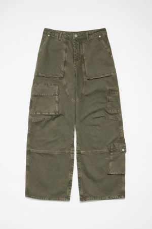 CARGO - Khaki jeans with pockets bimba y lola