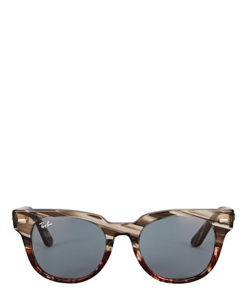 Ray-Ban Striped Square Sunglasses | INTERMIX®