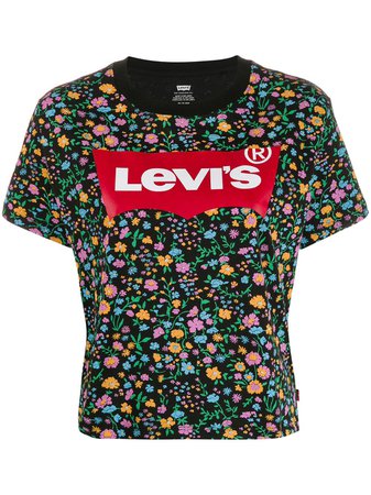 Levi's Logo Floral Print T-shirt - Farfetch