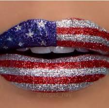 red white blue lips - Google Search