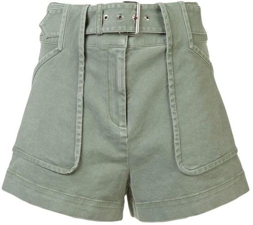 Belted Stretch Chino Short