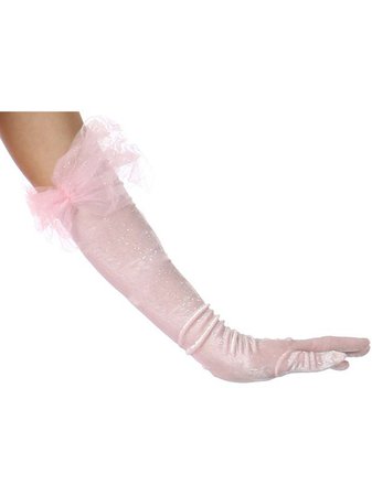 Girls Pink Princess Gloves - Costume Accessories for 2019 - Wholesale Halloween Costumes