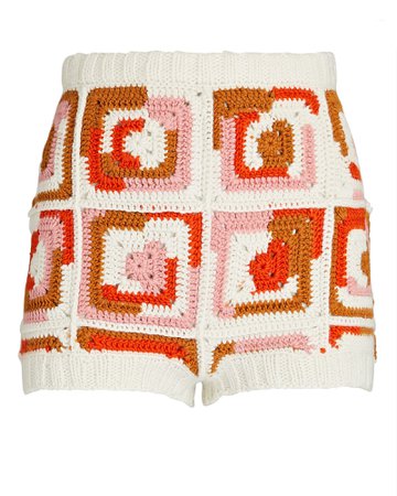 SEA Hayden Crochet-Knit Shorts | INTERMIX®