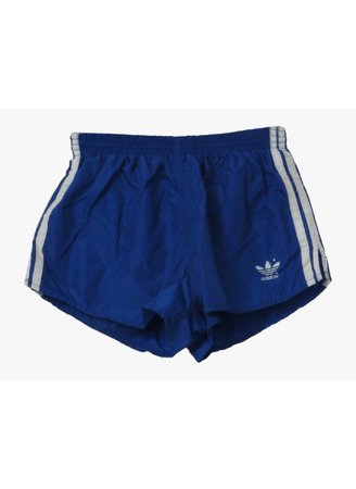 80s 90s y2k sporty shorts  blue