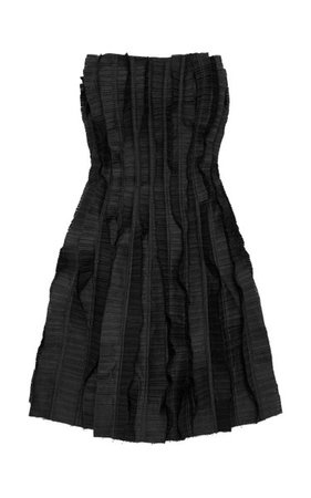 Hybrid Pleated Linen-Blend Mini Dress By Aje | Moda Operandi