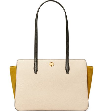 Tory Burch Robinson Colorblock Small Leather Tote | Nordstrom